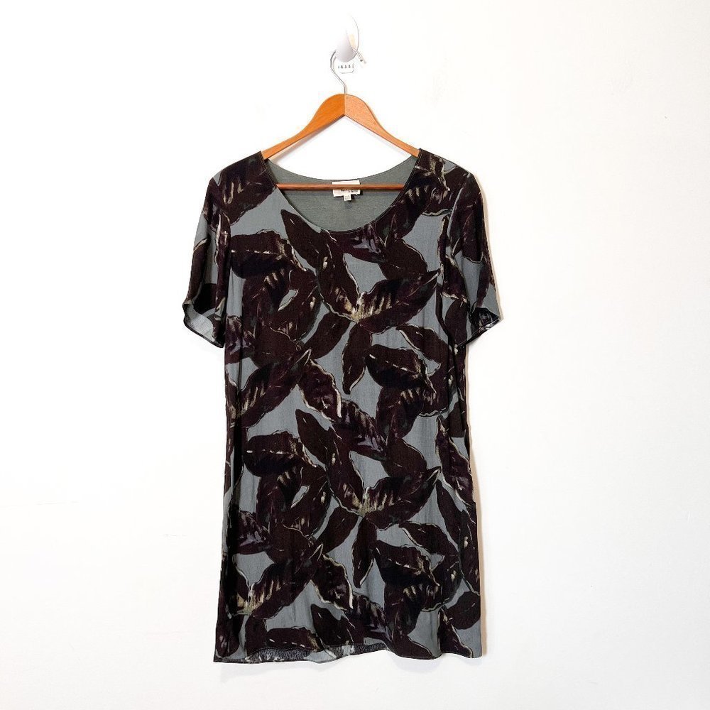 Wilfred Free Aritzia Floral Bohemian T-Shirt Summer Dress